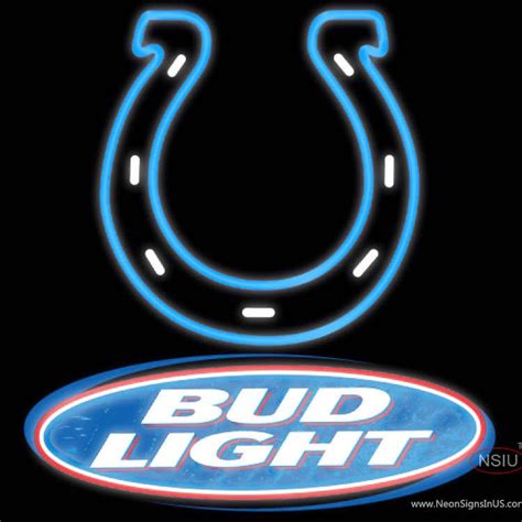 Signe de néon Colts Bud Light