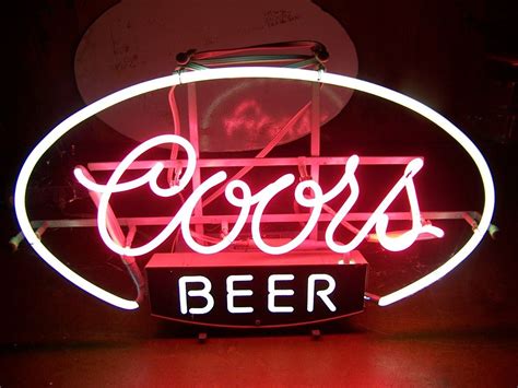 Signe Coors Beer Neon