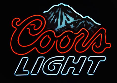 Signe des coors Light Lighted