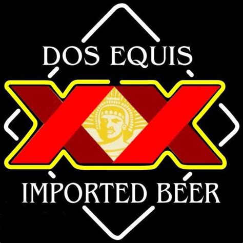 Signe de bière DOS EQUIS