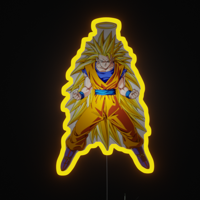 Dragon Ball Z Goku SSJ3 neon signe USD145
