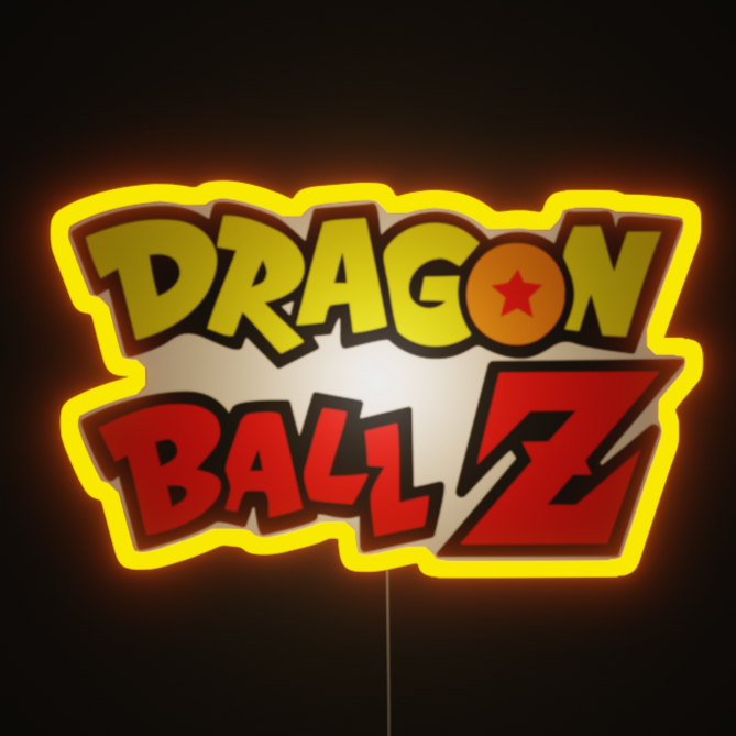 Dragon ball z logo néon signe USD145