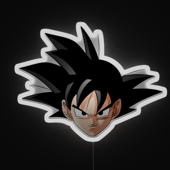 Goku Dragon Ball Z Caractère Face néon USD145