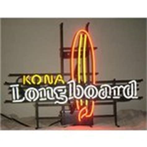 Signe de néon kona longboard