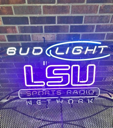 Signe de néon LSU Bud Light