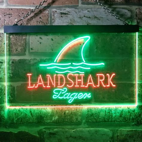 Enseigne néon de guitare Landshark