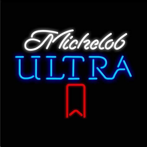 Signe de bière Michelob Ultra Neon