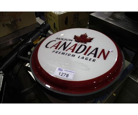 Molson Canadien Light Up Signe