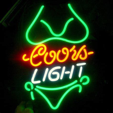 Signes de bière néon coors Light