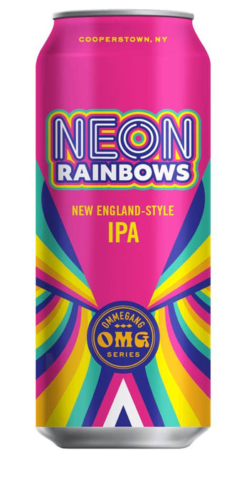 Bière arc-en-ciel néon