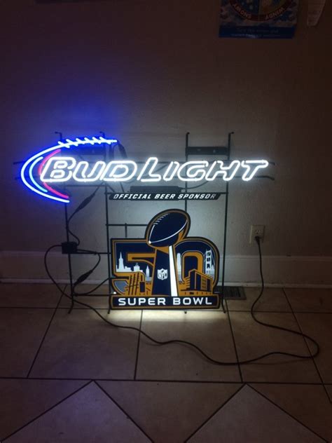 Bud Light Super Bowl 50 SIGNER