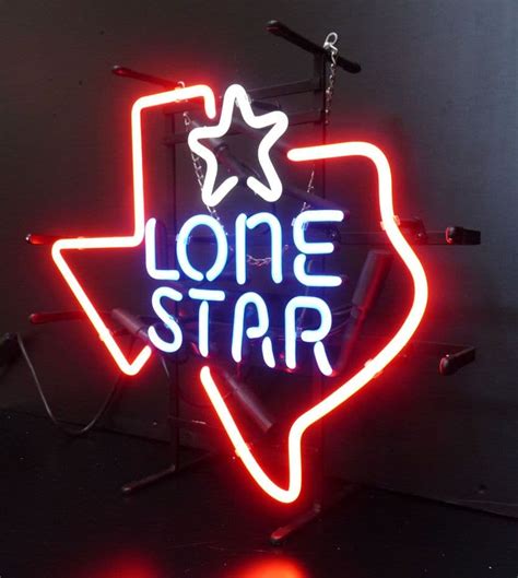 Signe de néon lonestar