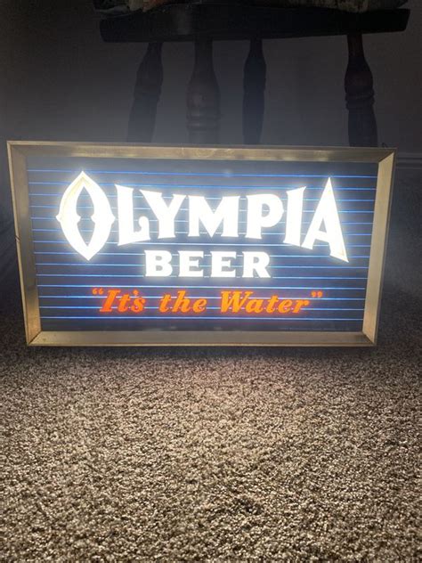 Signe d'allumage de la bière Olympia