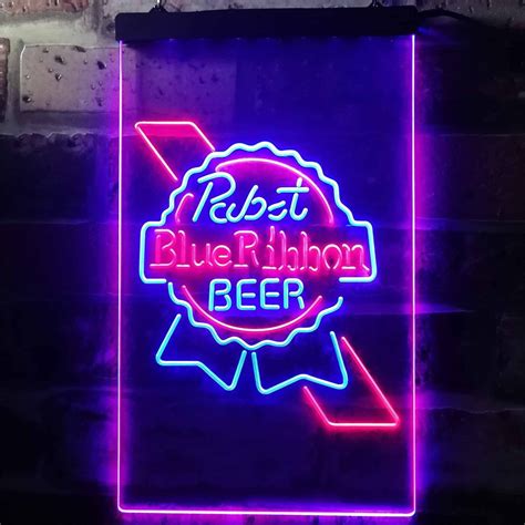 Pabst Blue Ribbon Neon Light Chanson