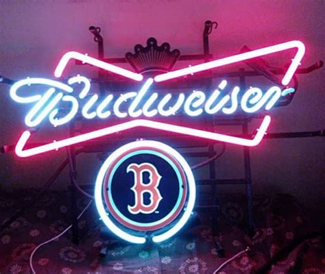 Sign du néon Red Sox Budweiser