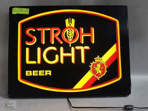 Signe de la bière de la bière de Stroh