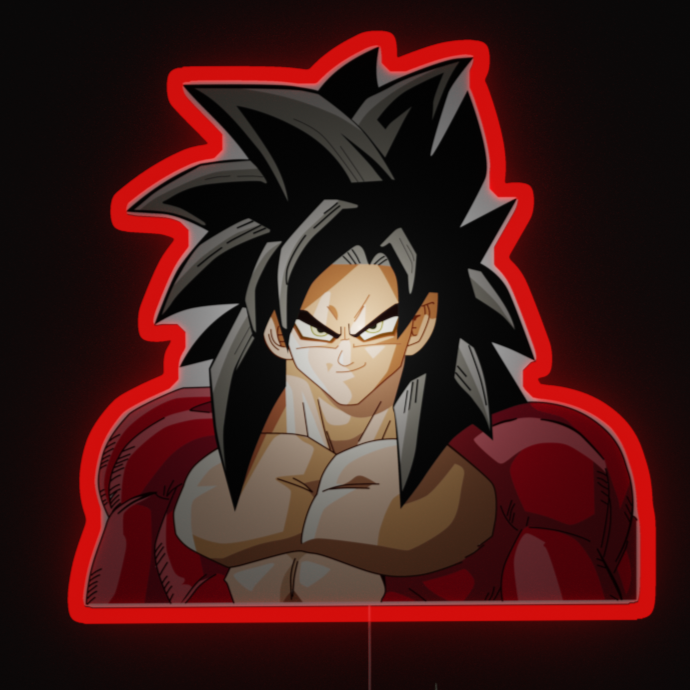 Goku Super Saiyan 4 Neon Signe USD145