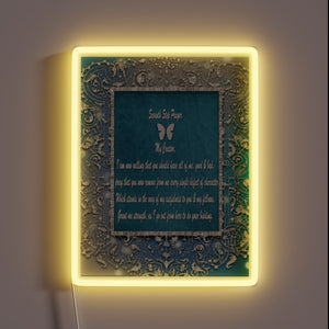 Seventh Step Recovery Inspiration with Vibrant Neon Light Illumination Sign