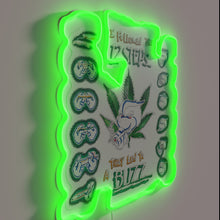Charger l&#39;image dans la galerie, Neon Sign 12 Steps to Recovery Reclaimed as Artful Statement