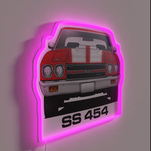 Charger l&#39;image dans la galerie, Vintage 1970 Chevrolet Chevelle SS 454 Neon Art Sign