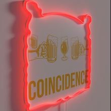 Charger l&#39;image dans la galerie, Neon sign displaying colorful &#39;24 beers&#39; in a standard case.