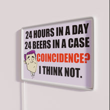 Charger l&#39;image dans la galerie, RGB Neon Sign - 24 Beers in a Case Display