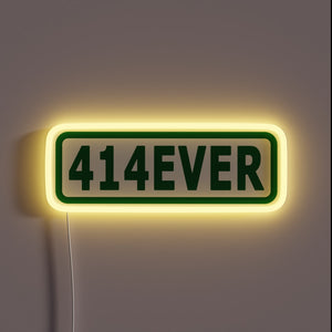 RGB LED Sign with Adjustable Colors and Dimming Features Included