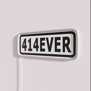 Customizable 414EVER RGB Neon Sign with Artistic Typography and Colors