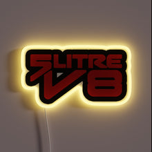 Charger l&#39;image dans la galerie, Electric 5 Litre V8 Engine Neon Sign with Colorful RGB Effect