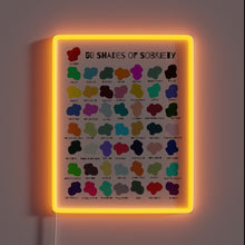 Charger l&#39;image dans la galerie, Addiction Recovery Support Illuminated Sign with Vibrant 50-Color RGB Lighting.