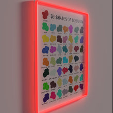 Charger l&#39;image dans la galerie, Motivational sobriety support in 50 vibrant shades of hope glow.