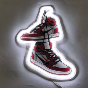 Jordan1 Sneakers Rgb Neon Sign