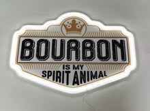 Charger l&#39;image dans la galerie, Bourbon Is My Spirit Animal RGB sign