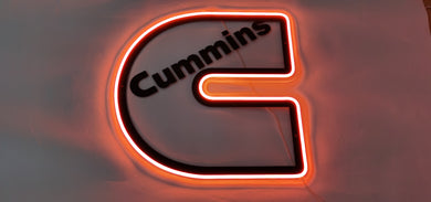 Cummins neon sign
