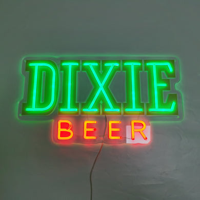 Dixie Beer Neon LED Sign