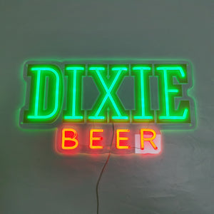 Dixie Beer Neon LED Sign