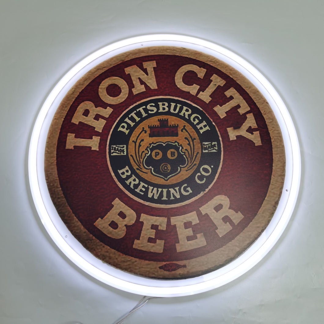 Iron City neon light