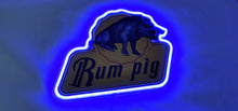 Charger l&#39;image dans la galerie, Rum Pig neon sign