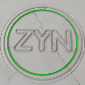 ZYN neon sign