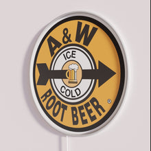 Charger l&#39;image dans la galerie, Unique Retro-Themed A&amp;W Root Beer Vintage Logo Neon Sign Illumination
