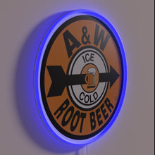 Charger l&#39;image dans la galerie, Retro Vibes Electric Sign with A&amp;W Root Beer Classic Logo