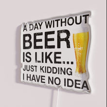 Charger l&#39;image dans la galerie, RGB Neon Sign for Beer Lovers with Humorous Anti-Dry Spell