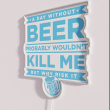 Charger l&#39;image dans la galerie, Whimsical beer lover&#39;s humorous neon sign for home decor humor enthusiasts