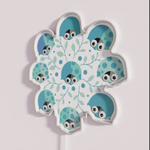 Charger l&#39;image dans la galerie, Neon ladybird Spearmint Liquorice sign adds charm to retro style interiors.
