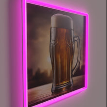 Charger l&#39;image dans la galerie, Add a touch of casual humor with colorful beer sign.