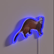 Charger l&#39;image dans la galerie, Ferret in Frenzy&quot; - Bright Semi-Realistic Neon Sign