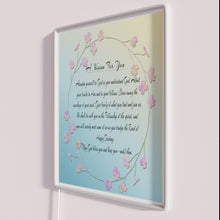 Charger l&#39;image dans la galerie, Neon Dreamcatcher Wall Art with Inspirational Quote A Vision For You
