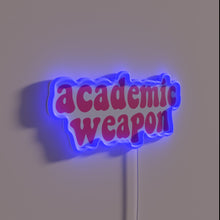 Charger l&#39;image dans la galerie, Academic supremacy in a bold, neon-lit display of knowledge.