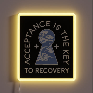 Recovery Motivation Illuminated with Vibrant AA and NA Inspired Neon Colors