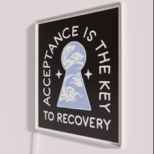 Charger l&#39;image dans la galerie, Neon Recovery Sign for AA and NA Meetings Inspiration Motivation